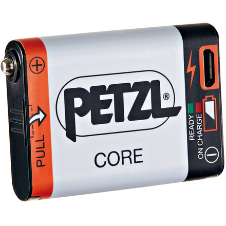 Der Core ist ein wiederaufladbarer Akku für eine Reihe von Petzl Stirnlampen