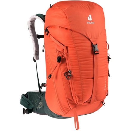 Der Trail 28 SL ist ein Frauenrucksack von Deuter und ideal mit seinen Taschen ideal zum Wandern.