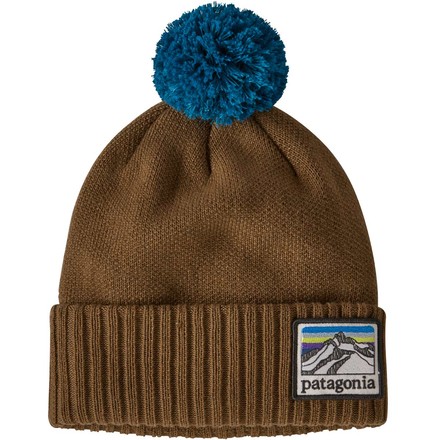 Die Powder Town Beanie ist eine Mütze mit Hingucker-Effekt. Patagonia hat ihr einen Bommel gegönnt. Neben gutem Aussehen sorgt sie für einen warmen Kopf.