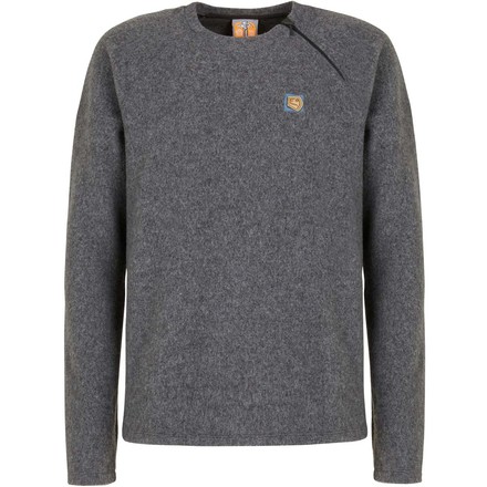 Der Wool Dub von E9 ist ein stylischer Pullover, der sich zum Klettern an kühlen Tagen eignet. Auch sonst macht dieser Wollpulli eine gute Figur.
