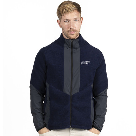 Die Vollorcine Jacket ist eine kuschelig warme Fleecejacke aus einem superweichem Mix aus Wolle und  Kunstfasern