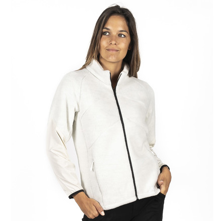 Die Vollorcine Jacket ist eine kuschelig warme Fleecejacke aus einem superweichem Mix aus Wolle und Kunstfasern