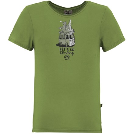 Das B Golden ist ein schickes Boulder-T-Shirt für Kinder. Der coole Aufdruck auf der Frontseite zieht sicherlich alle Blicke auf sich.