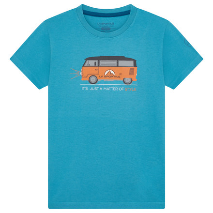 Das Kids Van T-Shirt für Kinder ist ein cooles Kletter-T-Shirt, das auch beim Toben und Spielen mit den Freunden auf dem Spielplatz gut aussieht.