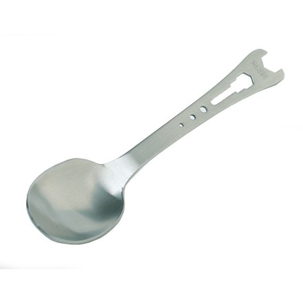 Der MSR Alpine Tool Spoon ist nicht nur ein Löffel, sondern auch ein Werkzeug mmit dem Du alle Wartungsarbeiten an Deinem MSR Flüssigbrennstoffkocher ausführen kannst