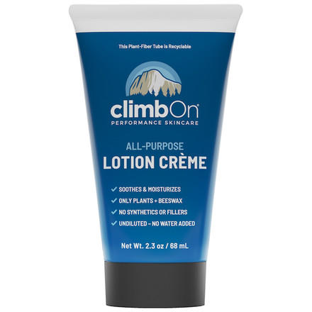 Hergestellt aus rein pflanzlichen Komponenten ist die Climb On Lotion Creme die perfekte Hilfe bei besonders beanspruchter Haut.