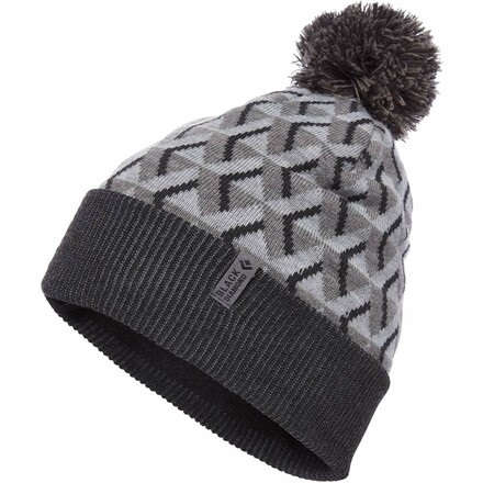 Die Pom Beanie von Black Diamond ist eine robuste, wärmende und weiche Strickmütze mit einem fluffigen Bommel, der den Alltag auflockert