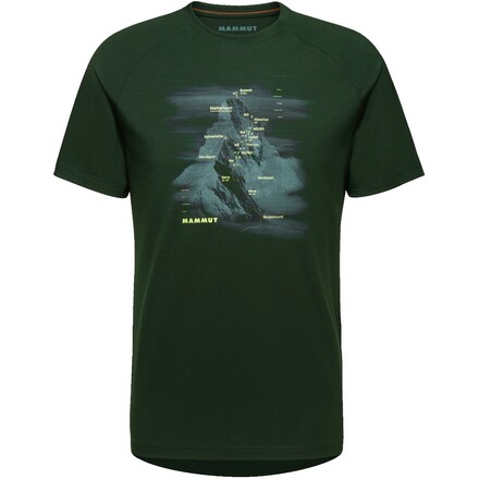 Das Mountain T-Shirt Men ist ein Klettershirt, das alles mitmacht. Mit seinem UV-Schutz, UPF 50+, kannst du sogar in der Sonne klettern.