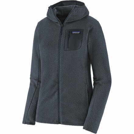 Die robuste R1 Air Full-Zip Hoody Fleecejacke von Patagonia hält auch anspruchsvollen Outdooraktivitäten stand und euch gleichzeitig warm.