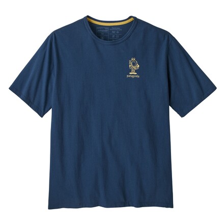 Das Mr. Hex T-Shirt von Patagonia ist ein weiches und zugleich robustes T-Shirt aus Bio-Baumwolle, das zudem mit seinem stylischen Aufdruck überzeugen kann