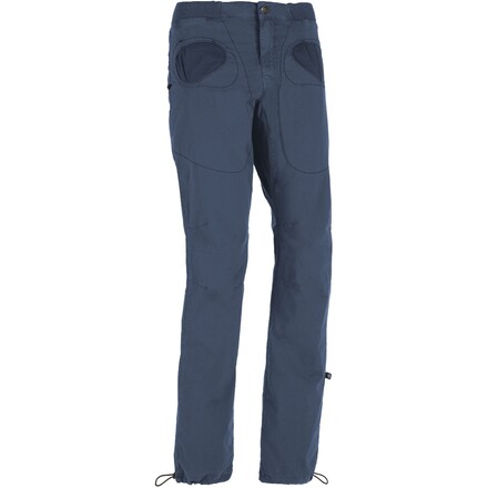 Die E9 Rondo Slim Kletterhose mit schmalem Bein bietet große Bewegungsfreiheit beim Klettern. Im Klettershop online bestellen