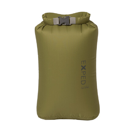 Die klassischen Fold Drybags von Exped punkten mit ihrem wasserdichten Material und dem praktischen Rolltop-Zugang mit Steckschnalle