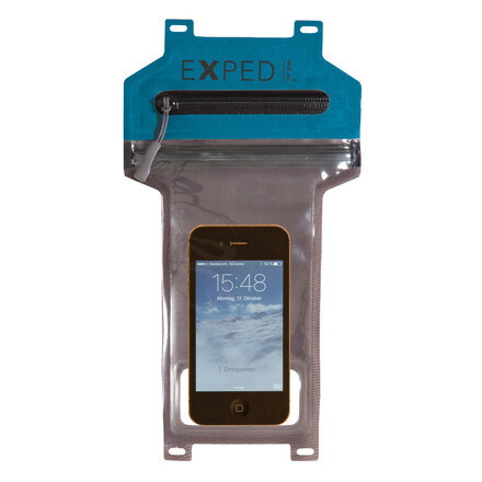 Mit der wasserdichten ZipSeal Schutztasche von Exped ist dein Smartphone künftig auch unterwegs vor Wasser, Schmutz und Staub bestens geschützt.