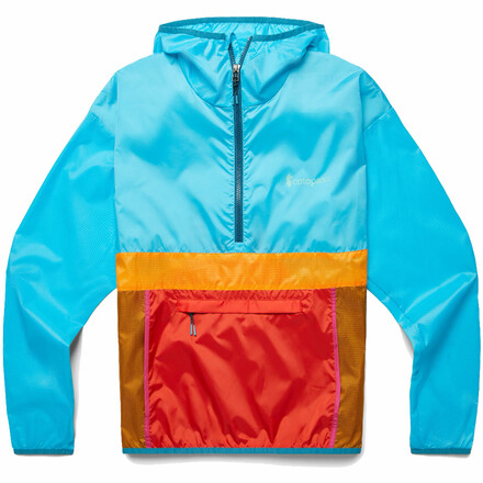 Der Teca Half Zip Windbreaker ist eine wetterbeständige Jacke, die sich in der Innentasche verpacken lässt und dadurch ein kleines Packmaß hat.