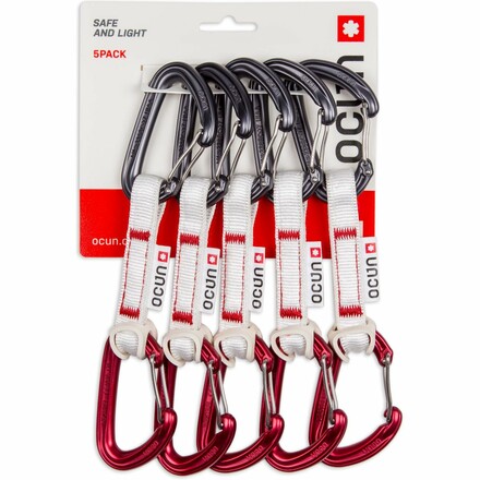 Das leichte Kestrel QD Bio Dyn Ring 15mm Express-Set mit seiner biobasierten Dyneema-Schlinge ist ideal für Tradrouten und alpines Klettern.