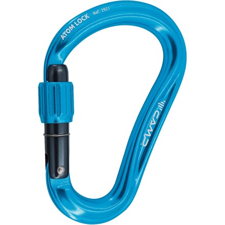 Der Camp Atom Lock ist ein hochrobuster HMS-Karabiner mit einfacher Handhabung durch SphereLock Nose und einen optimierten Schraubverschluss