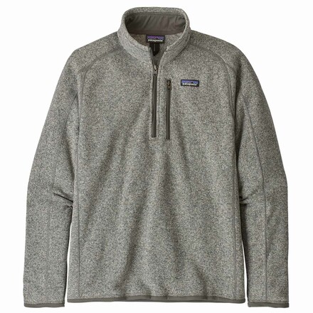 Der pflegeleichte Better Sweater 1/4 Zip Fleecepullover von Patagonia garantiert dir maximalen Komfort mit einem lässig verkürzten Zipper.