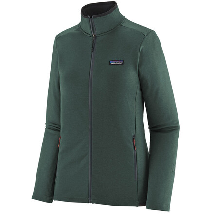 Die Women's R1 Daily Jacket von Patagonia ist eine besonders atmungsaktive Fleecejacke, die gut wärmt ohne dich zu überheizen. Auch als Midlayer ideal!
