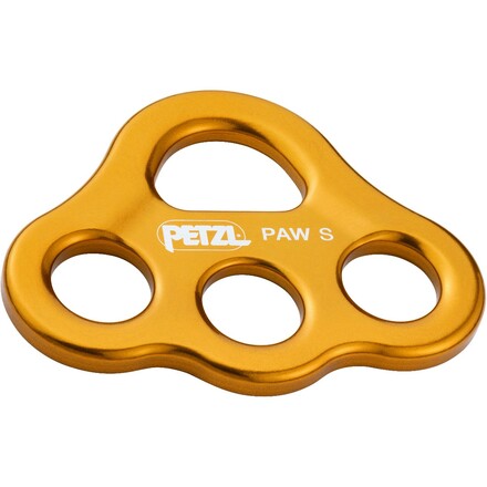 Die robuste PAW S Riggingplatte von Petzl sichert für bis zu drei Anwender den Stand- oder Arbeitsplatz. Kompatibel mit allen gängigen Karabinern.