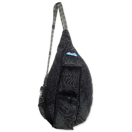 Die robuste und kompakte Kavu Mini Rope Sling besteht aus wasserfestem Polygewebe und hat einen stylischen Schulterriemen aus Kletterseil.