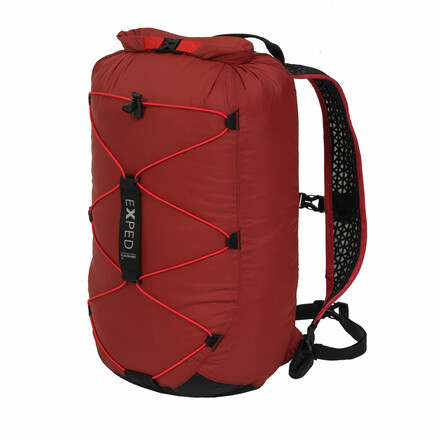 Der vielseitige und leichte Cloudburst 25 von Exped ist ein robuster Daypack mit praktischen Rolltop-Verschluss und luftigen Schulterriemen aus Mesh.