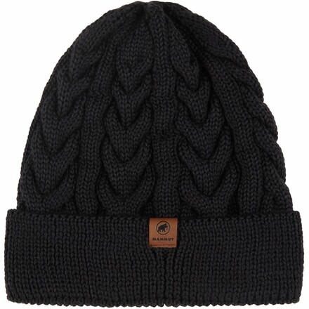 Das Valbella Beanie ist eine schicke Strickmütze aus Merinowolle, die ideal für die kalten Tage am Fels und in der Stadt ist.