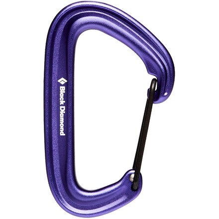 Der Black Diamond LiteWire ist ein besonders zuverlässiger Schnappkarabiner mit Drahtbügel. Die Nasenkonstruktion sorgt für einfaches Ein- und Aushängen.