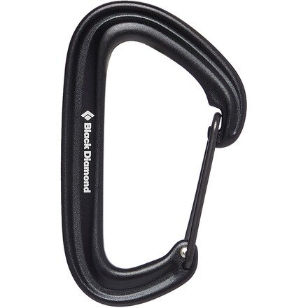 Der Black Diamond LiteWire ist ein besonders zuverlässiger Schnappkarabiner mit Drahtbügel. Die Nasenkonstruktion sorgt für einfaches Ein- und Aushängen.