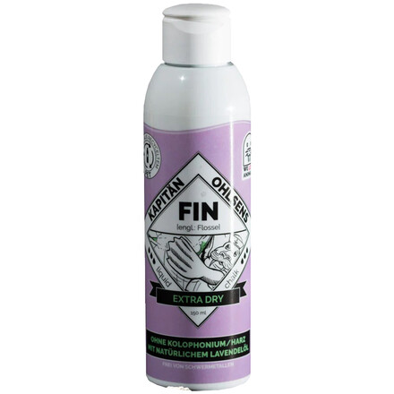 Mit dem kolophoniumfreie Kapitän Ohlsen Fin Extra Dry Liquid Chalk Lavendel nimmst du beim Klettern besonders viel Rücksicht auf deine Umgebung. 