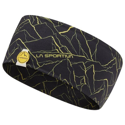 Das stylische und stretchige La Sportiva Mountain Headband schenkt dir auch bei anspruchsvollen Aktivitäten freie Sicht und Sonnenschutz.