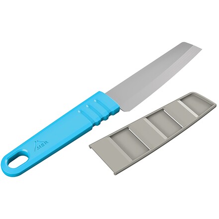 Das scharfe und robuste MSR Alpine Kitchen Knife Küchenmesser mit Edelstahlklinge begleitet dich kulinarisch auf deiner nächsten abenteuerlichen Tour.