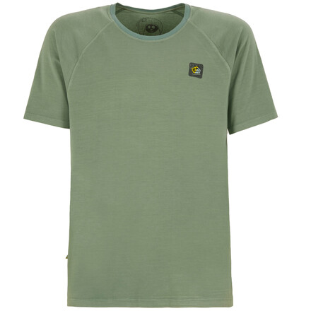 Das schlicht-schicke SOB ist ein Kletter-T-Shirt für Männer aus Baumwolle und Bambus, das mit hohem Tragekomfort punktet.