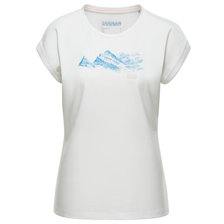 Das Mammut Women's Mountain T-Shirt Finsteraarhorn ist ein robuster und knitterarmer Begleiter für jede sportliche Aktivität. Mit tollem Front-Print.