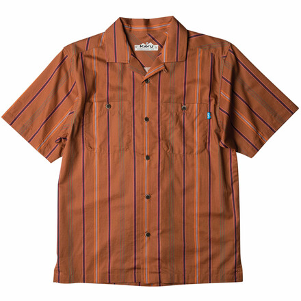 Das Kavu Denny ist ein leichtes Kurzarmhemd für die sportlichen Momente an warmen Tagen. Mit eleganten Längsstreifen und zwei Brusttaschen.