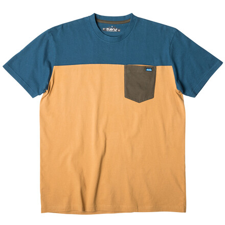 Das Kavu Piece Out ist ein besonders schickes und vielseitiges T-Shirt aus hypoallergenen Baumwolle. Das Colour-Block-Design bringt Farbe in deinen Alltag!