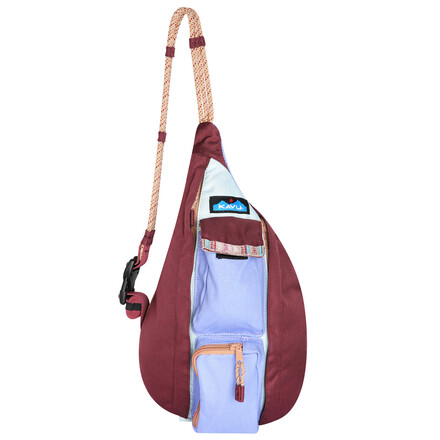 Die Kavu Mini Remix Rope ist eine praktische Schultertasche mit einem stylischen Trageriemen aus Kletterseil. Ideal für kurze Ausflüge!