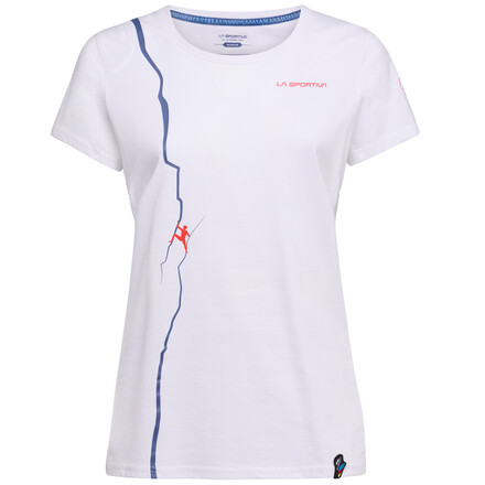 Das stylische La Sportiva Women’s Route T-Shirt aus weicher Bio-Baumwolle ist ein Highlight für gemütliche Kletter- und Trekkingrunden.