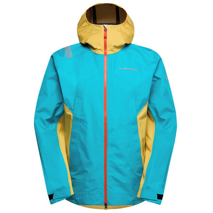 Die leichte La Sportiva Discover Shell Jacket ist eine extrem wasserdichte und atmungsaktive Hardshelljacke für anspruchsvolle Alpintouren.