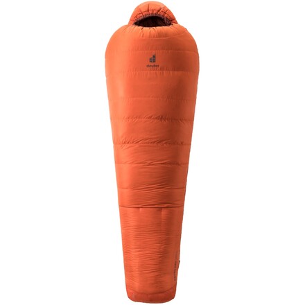 Der nachhaltige Deuter Astro Pro 1000 Daunenschlafsacks ist ein Profi-Schlafsack für Temperaturen im zweistelligen Minusbereich. Mit zwei Wärmekragen!