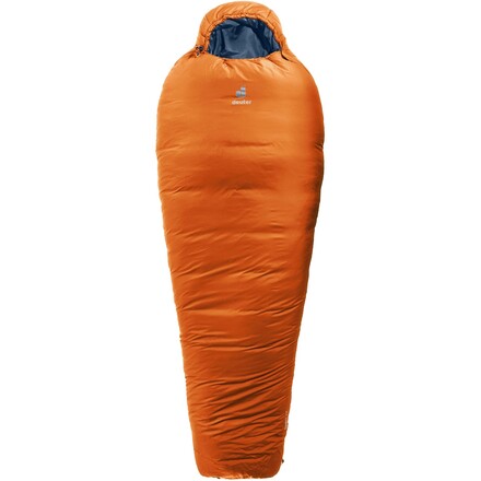 Der Deuter Orbit -5 Schlafsack ist ein leichter und sehr kompakter Mumienschlafsack mit einer gut wärmenden und hochwertigen Kunstfaserfüllung.