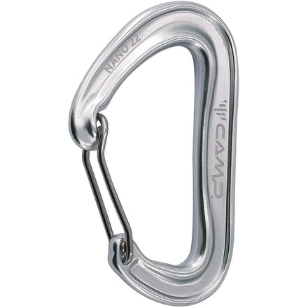 Der Camp Nano 22 Schnappkarabiner wiegt nur 22 Gramm und überzeugt durch gutes Handling. Im Klettershop online bestellen