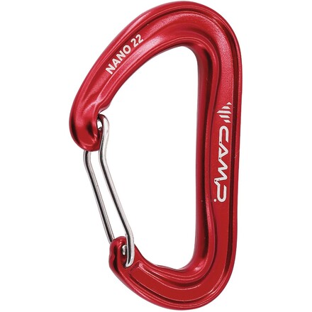 Der Camp Nano 22 Schnappkarabiner wiegt nur 22 Gramm und überzeugt durch gutes Handling. Im Klettershop online bestellen