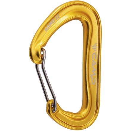 Der Camp Nano 22 Schnappkarabiner wiegt nur 22 Gramm und überzeugt durch gutes Handling. Im Klettershop online bestellen