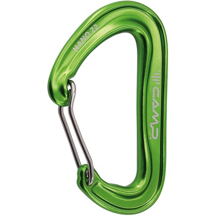 Der Camp Nano 22 Schnappkarabiner wiegt nur 22 Gramm und überzeugt durch gutes Handling. Im Klettershop online bestellen