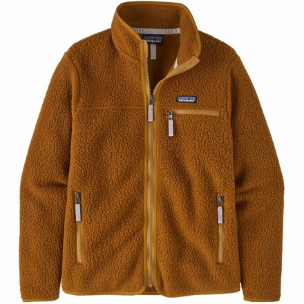 Die Women's Retro Pile Fleecejacke von Patagonia aus doppelseitigem Webpelz-Fleece beschert euch einen warmen und stylischen Herbst und Winter!