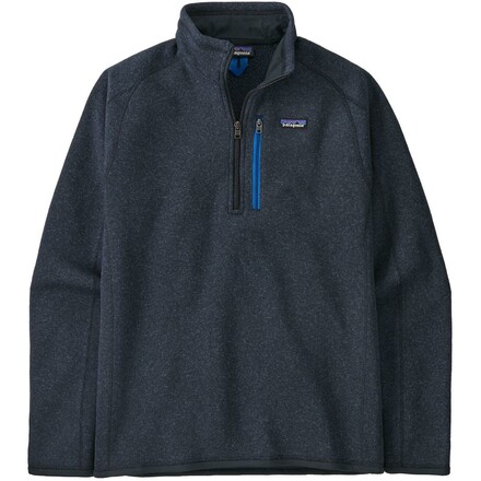 Der pflegeleichte Better Sweater 1/4 Zip Fleecepullover von Patagonia garantiert dir maximalen Komfort mit einem lässig verkürzten Zipper. 