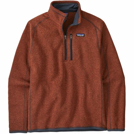 Der pflegeleichte Better Sweater 1/4 Zip Fleecepullover von Patagonia garantiert dir maximalen Komfort mit einem lässig verkürzten Zipper.