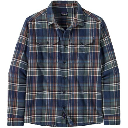 Das Patagonia Fjord Flannel Shirt ist ein Langarmhemd aus Bio-Baumwolle, das durch sein Karomuster und sein hochwertiges, weiches Material besticht.