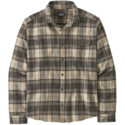 Das Patagonia Cotton in Conversion Lightweight Fjord Flannel Langarmshirt ist ein zeitloses und weiches Baumwollhemd mit dezenter Brusttasche und Kragen. 