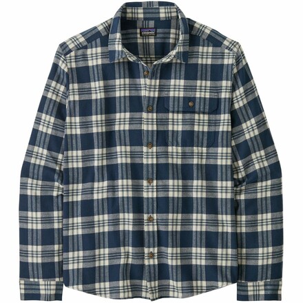 Das Patagonia Cotton in Conversion Lightweight Fjord Flannel Langarmshirt ist ein zeitloses und weiches Baumwollhemd mit dezenter Brusttasche und Kragen.